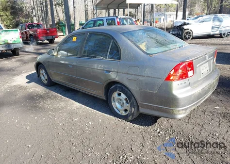 2005 Honda Civic Hybrid from USA, damaged, VIN JHMES96685S012200